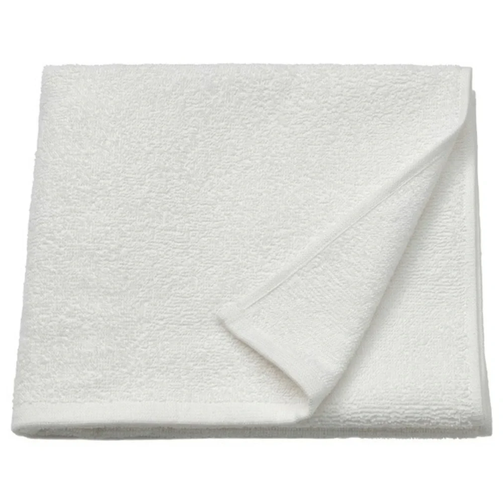 5 piece white ikea bath towels Length: 47 